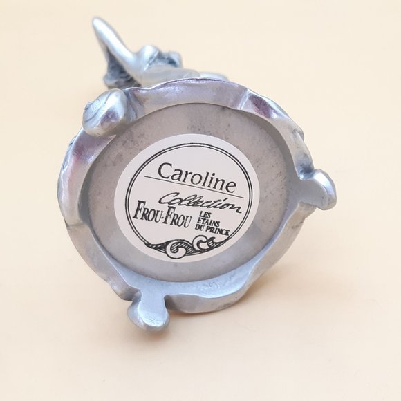 Caroline Pewter Statue Frou-Frou Collection by les Etains Du Prince made in Fran - Picture 8 of 11